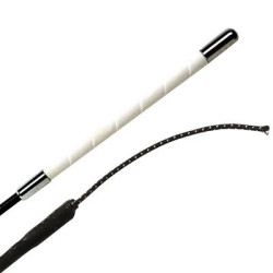 Cravache de dressage Whip & Go culot métal