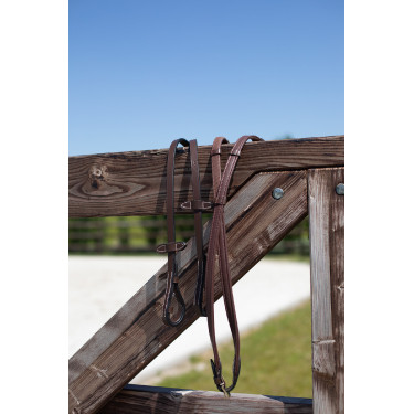 Rênes Hunter HFI Master + boucle en cuir Rênes Hunter HFI Master + boucle en cuir