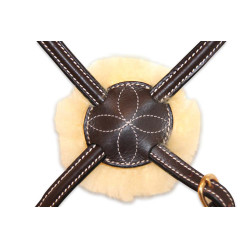 Bridon Fancy HFI muserolle mexicaine Marron