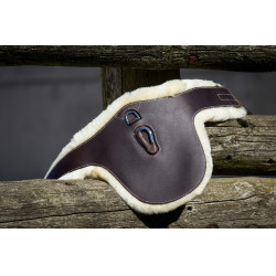 Sangle bavette HFI Master cuir / mouton