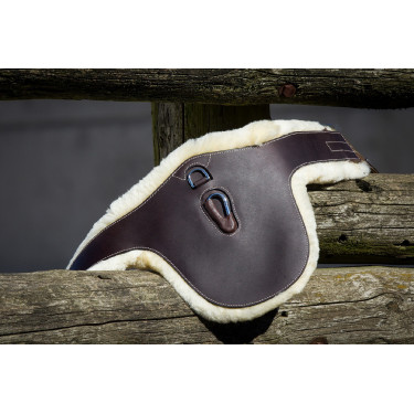 Sangle bavette HFI Master cuir / mouton Sangle bavette HFI Master cuir / mouton