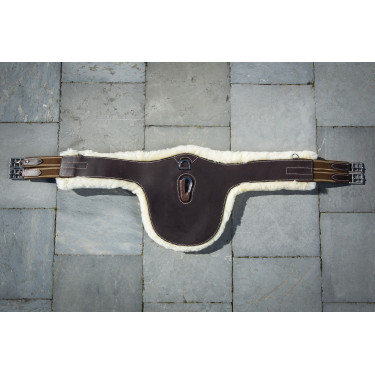Sangle bavette HFI Master cuir / mouton Sangle bavette HFI Master cuir / mouton