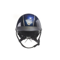 Casque Charles Owen Ayrbrush Reflection Marine brillant