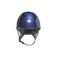 Casque Charles Owen Ayrbrush Reflection Marine brillant Bleu