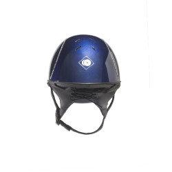 Casque Charles Owen Ayrbrush Reflection Marine brillant Bleu