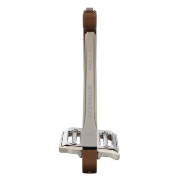 Étriers de sécurité Acavallo Rel-X 180 branche amovible Marron golden