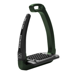Étriers de sécurité Acavallo Rel-X 180 branche amovible Vert chasseur