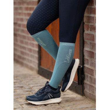 Chaussettes de concours LeMieux 2 paires Lagoon Bleu