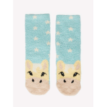 Chaussettes LeMieux Mini Fluffy Character Lemon Jaune