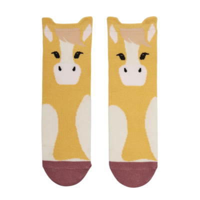 Chaussettes Mini LeMieux Fluffy Character par 2 Lemon