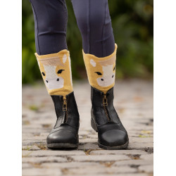Chaussettes Mini LeMieux Fluffy Character par 2 Lemon Jaune