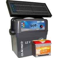 Electrificateur Lacmé Clos B100 Solis 7.2W + Accu
