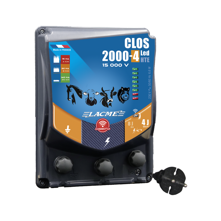 Electrificateur Lacmé Clos 2000-4 Lacmé Connect'LD