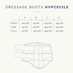 Guêtres de dressage HV Polo Cecile Guêtres de dressage HV Polo Cecile