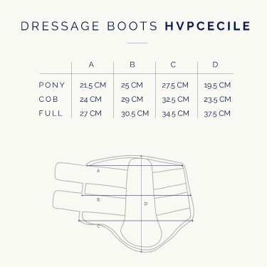 Guêtres de dressage HV Polo Cecile Guêtres de dressage HV Polo Cecile
