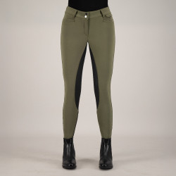 Pantalon d'équitation Euro-Star Arielle Hiver FullGrip Khaki Kaki