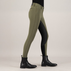 Pantalon d'équitation Euro-Star Arielle Hiver FullGrip Khaki Kaki