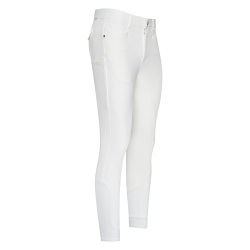 Pantalon d'équitation Euro-Star Camillo FullGrip homme Blanc Pantalon d'équitation Euro-Star Camillo FullGrip homme Blanc