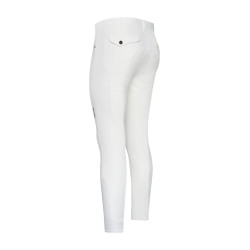 Pantalon d'équitation Euro-Star Camillo FullGrip homme Blanc