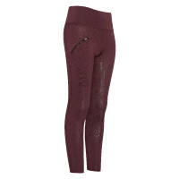 Legging d'équitation Easy Rider Dietse FullGrip enfant Prune Legging d'équitation Easy Rider Dietse FullGrip enfant Prune