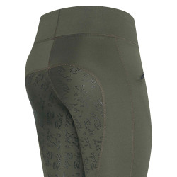 Legging d'équitation Easy Rider Dietse Winter FullGrip Armée Kaki