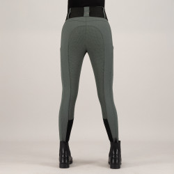 Legging d'équitation Euro-Star Athletic leanline FullGrip Castor sombre Gris