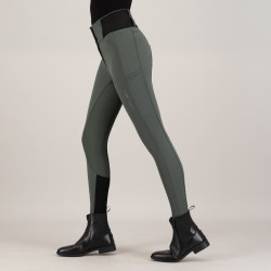 Legging d'équitation Euro-Star Athletic leanline FullGrip Castor sombre Gris