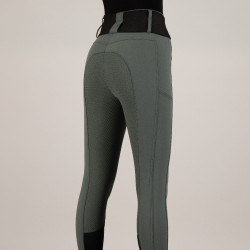 Legging d'équitation Euro-Star Athletic leanline FullGrip Castor sombre Gris
