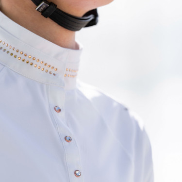 Polo de concours Euro-Star Estrella Blanc optique