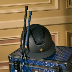 Cravache de dressage Imperial Riding Regal Shine Bleu marine