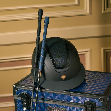 Cravache de dressage Imperial Riding Regal Shine Bleu marine