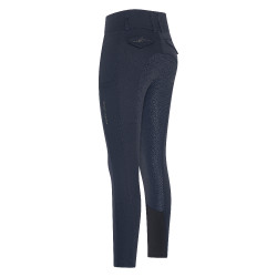 Pantalon d'équitation Euro-star Aurelia Full Grip Nuit Bleu marine