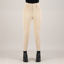 Pantalon d'équitation Euro-Star Aurelia Competition Grip Connect Full Beige