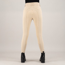Pantalon d'équitation Euro-Star Aurelia Competition Grip Connect Full Beige
