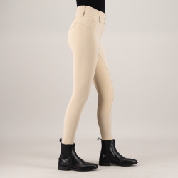 Pantalon d'équitation Euro-Star Aurelia Competition Grip Connect Full Beige