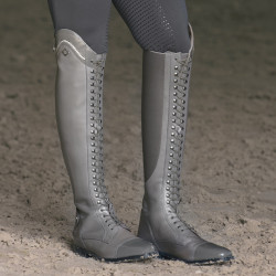 Bottes d'équitation Impérial Riding Olania Dressage Longue/Étroite Gris