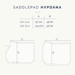 Tapis de selle HV Polo Dana Dressage