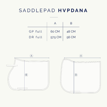 Tapis de selle HV Polo Dana Dressage Tapis de selle HV Polo Dana Dressage