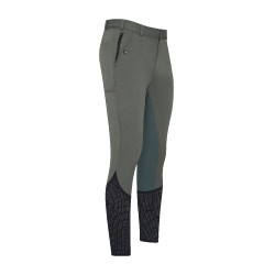Pantalon d'équitation Euro-Star Marco FullGrip Castor foncé Gris