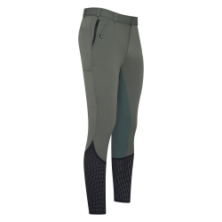 Pantalon d'équitation Euro-Star Marco FullGrip Castor foncé Gris