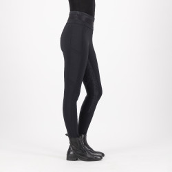Legging d'équitation Euro-Star Impress FullGrip Noir