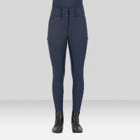 Pantalon d'équitation Euro-star Aurelia Diamond FullGrip Marine Bleu marine