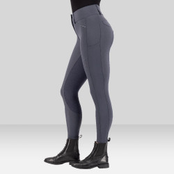 Pantalon d'équitation Euro-Star Aurelia Grip Connect Full Magnet Gris