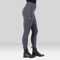 Pantalon d'équitation Euro-Star Aurelia Grip Connect Full Magnet Gris