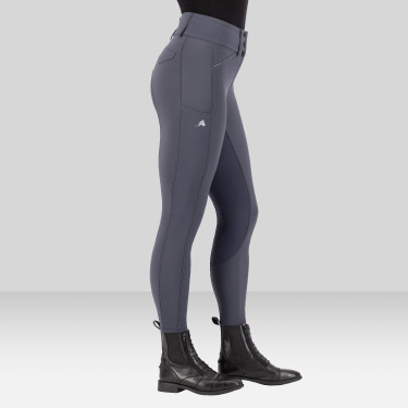 Pantalon d'équitation Euro-Star Aurelia Grip Connect Full Magnet Gris