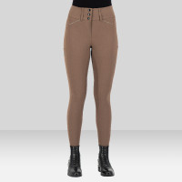 Pantalon d'équitation Euro-Star Aurelia Grip Connect Full Caramel Marron