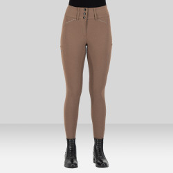 Pantalon d'équitation Euro-Star Aurelia Grip Connect Full Caramel Marron
