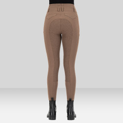 Pantalon d'équitation Euro-Star Aurelia Grip Connect Full Caramel Marron