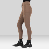 Pantalon d'équitation Euro-Star Aurelia Grip Connect Full Caramel Marron