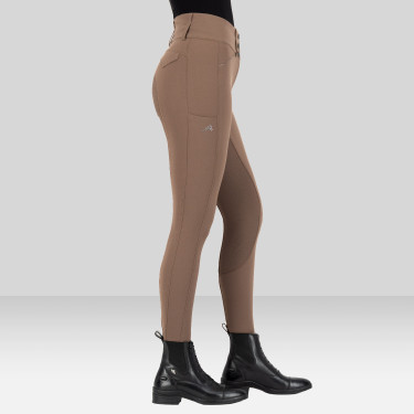 Pantalon d'équitation Euro-Star Aurelia Grip Connect Full Caramel Marron